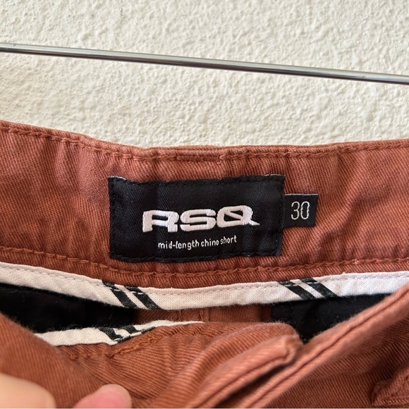 RSQ Men’s Mid Length Chino Shorts Sz 30 Stretchy Beach Vacation Preppy Cruise - Picture 5 of 8